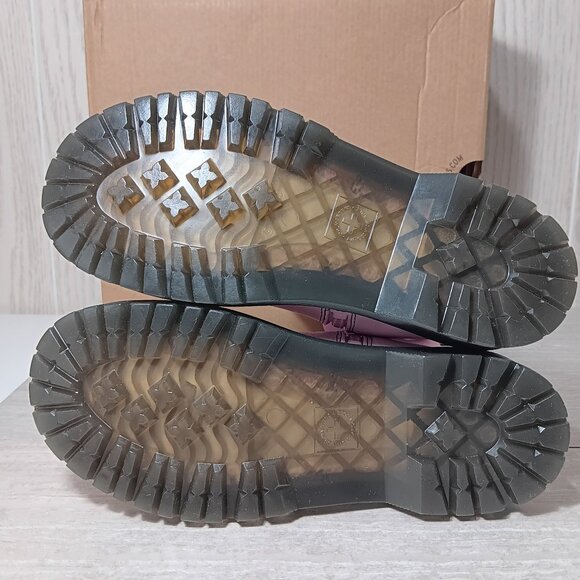 Dr. Martens Youth Junior‎ Big Kid 5 EU 36 Heart Nappa Leather Pull-on Boots Pink - Picture 9 of 12